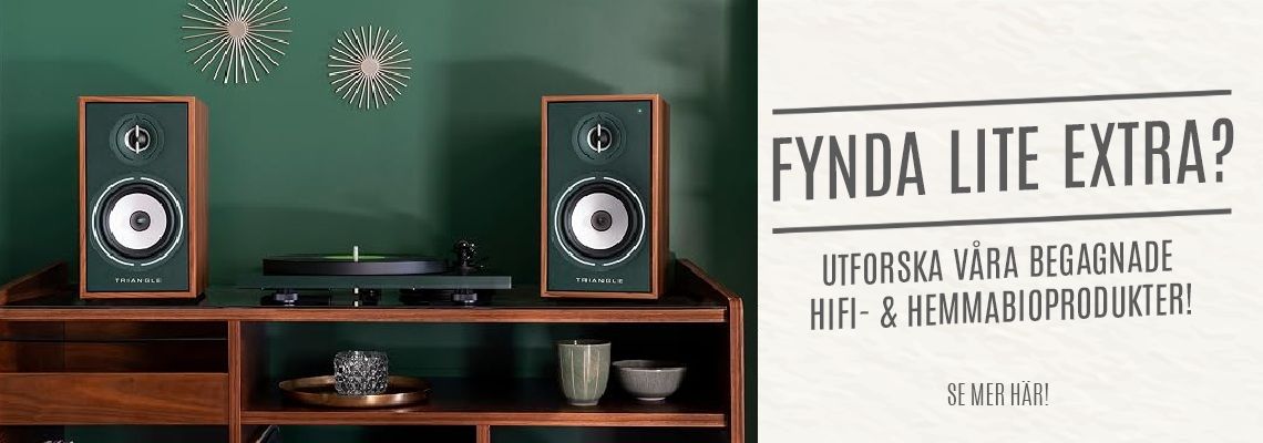 Nedsatt pris på begagnade hifi- och hemmabio-produkter